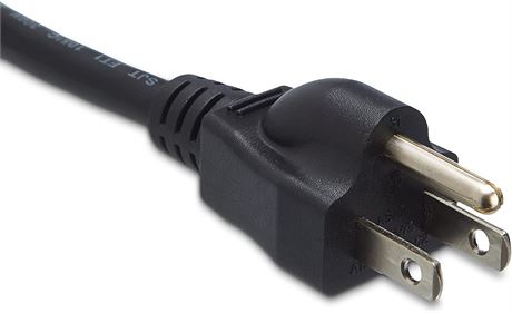 Computer Monitor TV Replacement Power Cords - 6-Foot, Black (used)