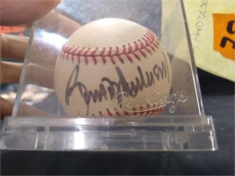 Rawlings AL Baseball signed by Brady Anderson
