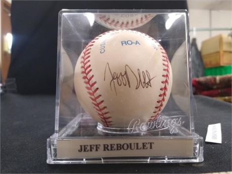 Rawlings AL Baseball signed by Jeff Reboulet