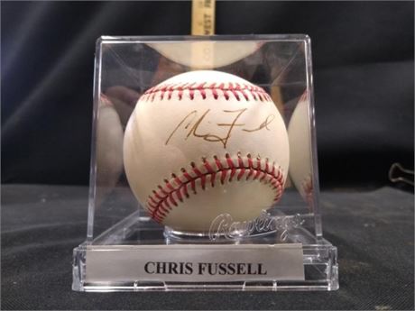 Rawlings AL Baseball signed by Chris Fussell
