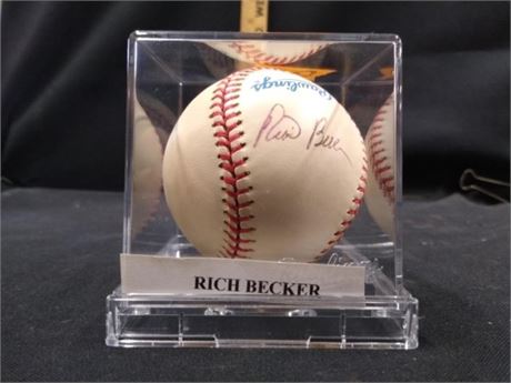 Rawlings AL Baseball signed by Rich Becker